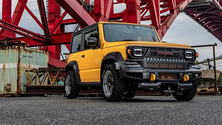 Suzuki Jimny превратили в «мини-Тойоту»: представлен тюнинг-комплект CH:AMP, превращающий Suzuki Jimny в подобие Toyota Hilux Champ